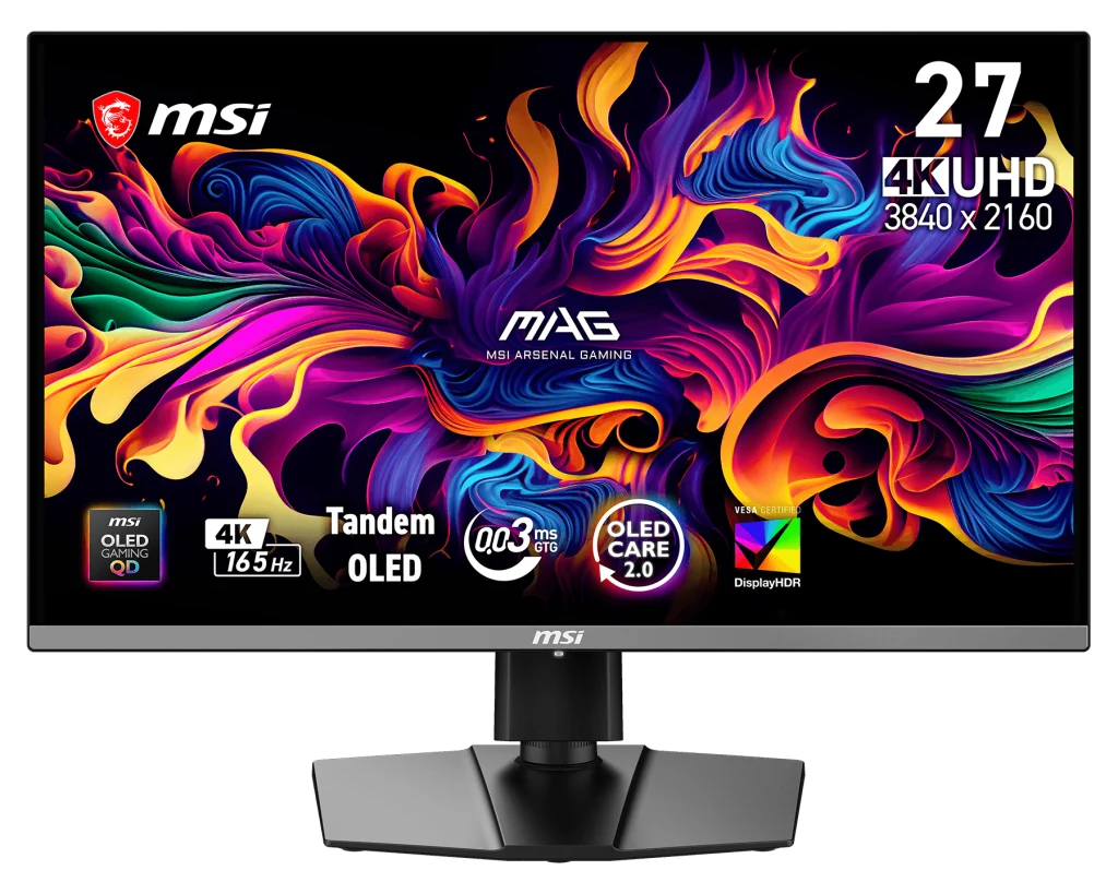 Ecran gaming MSI MAG 272UP QD-OLED E16 27″ 4K