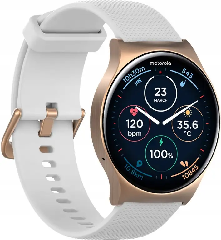 Smartwatch Motorola Moto Watch 120 różowy / czarny