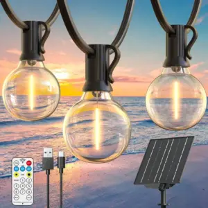 Girlanda solarna Quntis 19m zewnętrzna, 25 żarówek LED