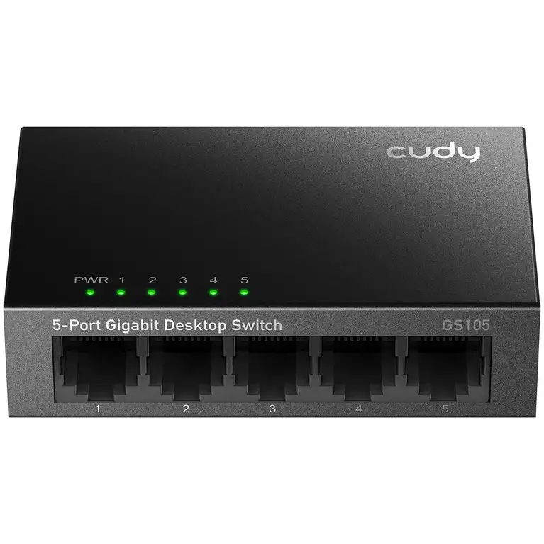 Switch Gigabit Cudy GS105 5-portowy, czarny