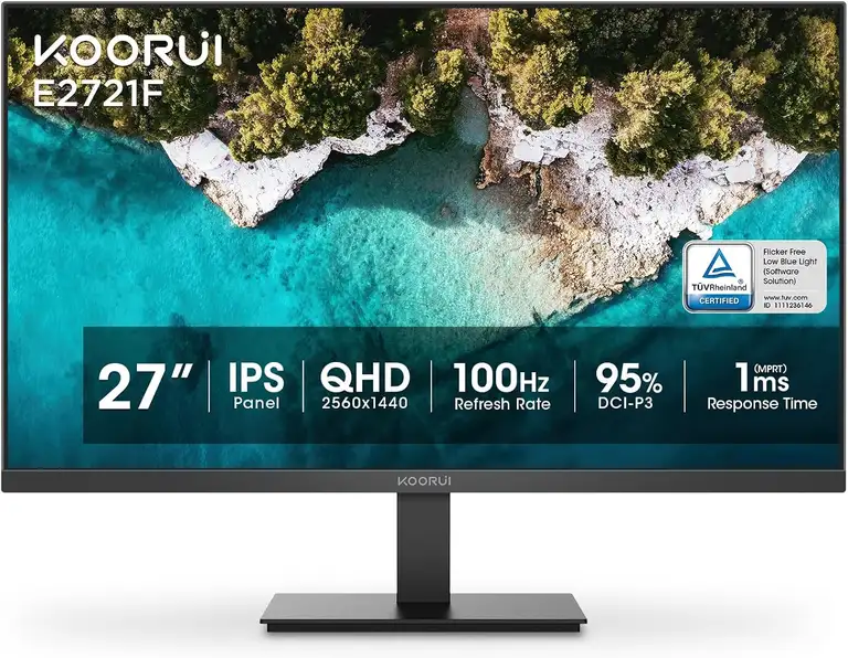 Monitor KOORUI E2721F 27″ IPS WQHD 100 Hz