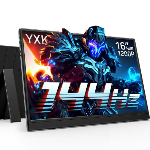 Yxk 16″ 1200p 144Hz HDR IPS Gaming Monitor