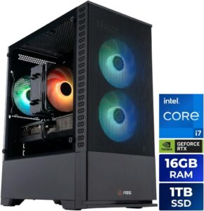 ABS Cyclone Aqua Gaming PC with Core i7-14700F and RTX 5060 Ti