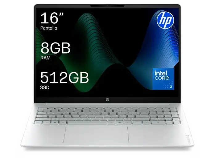 Portátil HP OmniBook 3 16″ 2K con Intel Core 3