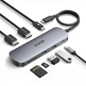 Anker Nano Hub USB C 8 en 1 Adaptador Tipo C Multipuerto