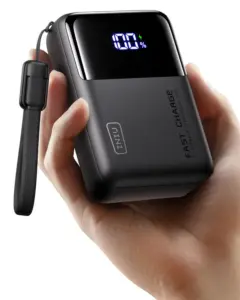Power bank INIU de 25000mAh con carga rápida de 100W