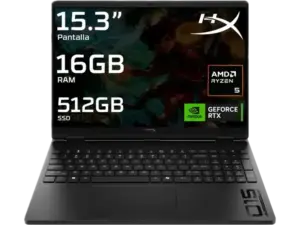 Portátil HP HyperX OMEN 15-gb0006ns, 15.3″ 2K, AMD Ryzen 5
