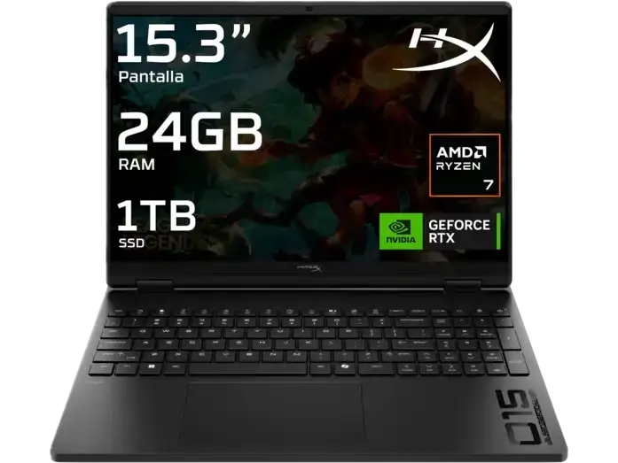 Portátil HP HyperX OMEN 15-gb0007ns para gaming