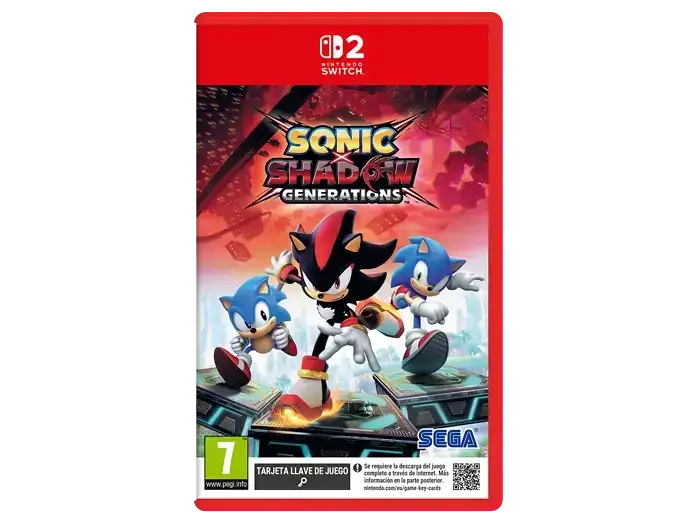 Juego de Sonic X Shadows Generations para Nintendo Switch 2