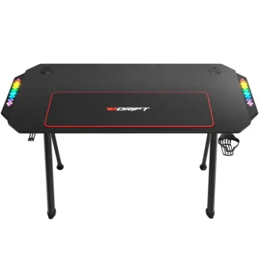 Mesa gaming Drift DZ175 RGB con alfombrilla XL