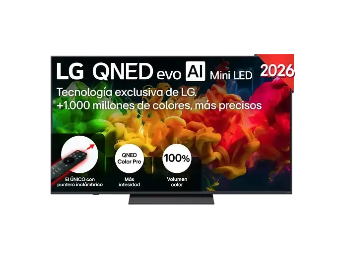 TV QNED Mini LED 65″ LG 65QNED81B6A, UHD 4K, Procesador α7 AI