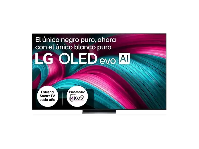 TV OLED 83″ LG OLED83C54LA, 4K, procesador AI Gen8