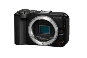 Cámara Canon EOS R50 V con grabación en 4K