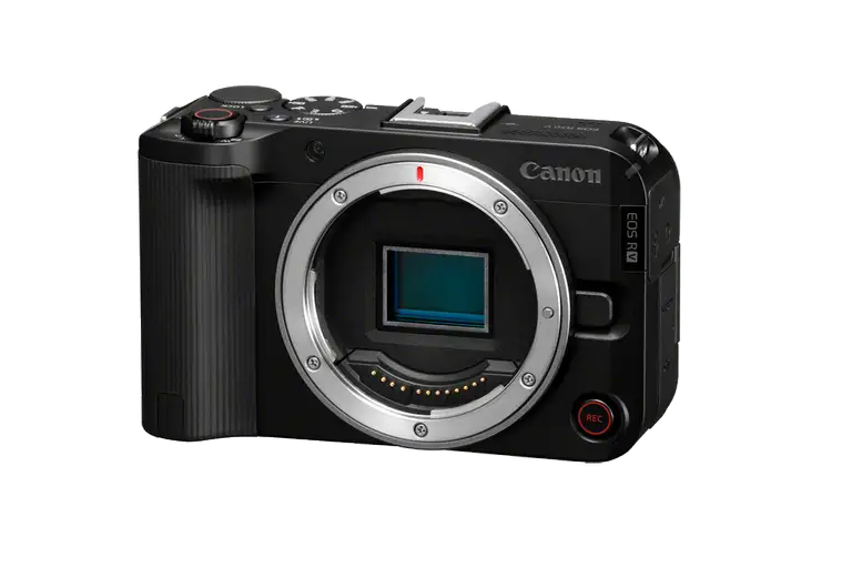 Cámara Canon EOS R50 V con grabación en 4K