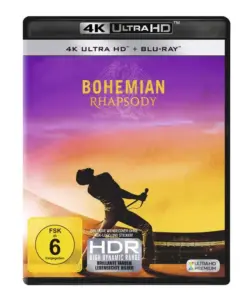 Edición 4K UHD + Blu-ray de Bohemian Rhapsody con audio en castellano