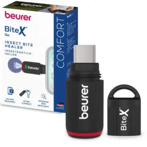 Aparato contra picaduras de insectos BiteX Go Deep Black de Beurer