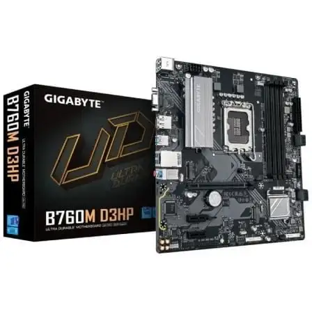 Placa base Gigabyte B760M D3HP para procesadores Intel LGA1700
