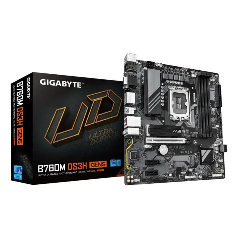 Placa base GIGABYTE B760M DS3H GEN5 micro ATX DDR5