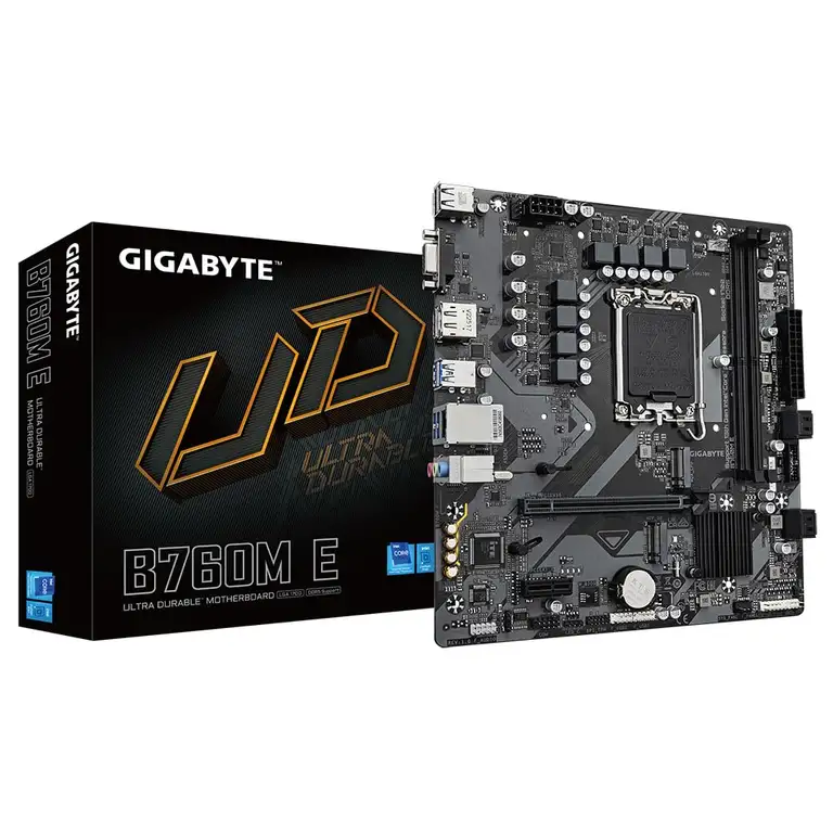 Placa base GIGABYTE B760M E para Intel Core 14ª Gen