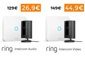 Pack Ring Intercom Audio y Video + Cámara Interior HD