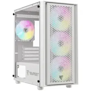 Caja PC Tempest Airflow Rampart ARGB M-ATX Blanca