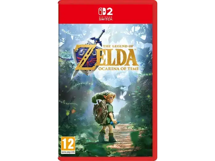 Nintendo Switch 2 The Legend of Zelda: Ocarina of Time – Carátula especial + Pegatinas
