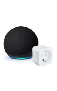 Echo Dot con Alexa+ y enchufe WiZ inteligente