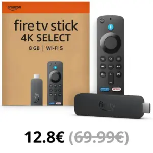 Amazon Fire TV Stick 4K Select con devolución de 12,80€