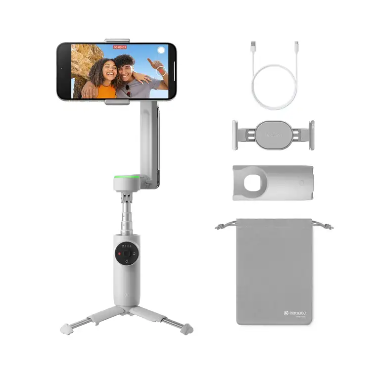 Gimbal Insta360 Flow Pro con soporte para iPhone