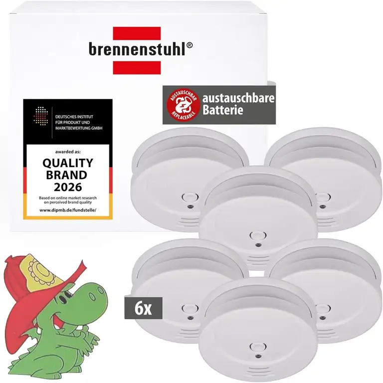Brennenstuhl Rauchmelder 6-Pack für 31,44 €