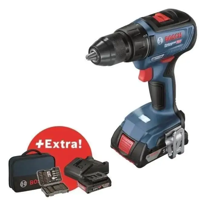 Bosch Professional Akku-Bohrschrauber GSR 18V-50 + Zubehör für 137,98€