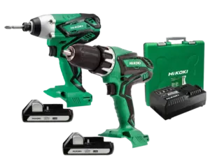 Hikoki 18V Akku Combo Kit KC18DGLJAZ für 99,95€