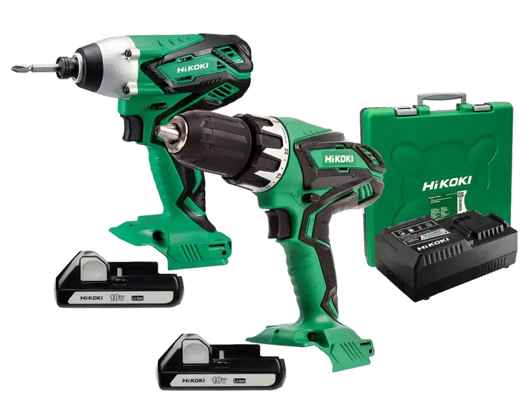 Hikoki 18V Akku Combo Kit KC18DGLJAZ für 99,95€