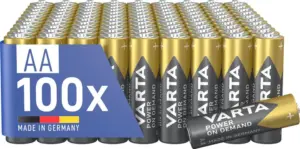 VARTA AA Batterien Power on Demand – 100 Stück (Amazon Prime)