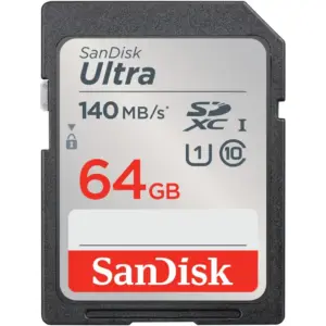 SanDisk Ultra SDXC UHS-I Speicherkarte 64 GB für Kompaktkameras