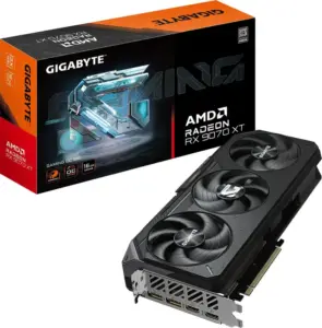 Gigabyte Radeon RX 9070 XT Gaming Karte für günstige Leistung