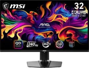 MSI MAG 321UPX QD-OLED Gaming Monitor – Prime Deal