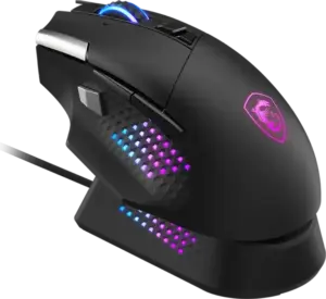MSI Versa Pro Wireless Gaming Maus mit Mouse Dock