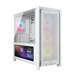 CORSAIR Frame 4000D LCD RS ARGB Gehäuse – Weiß