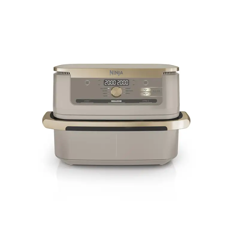 Ninja Foodi FlexDrawer Heißluftfritteuse 10,4 L Stone/Gold
