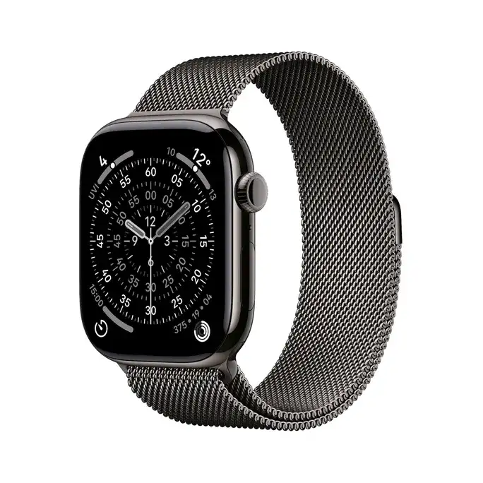 Apple Watch Series 11 5G 46 mm aus Titan mit Milanese Loop