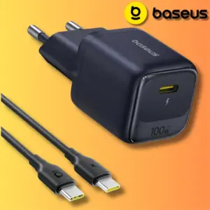 Baseus Enerfill 100W USB-C GaN-Ladegerät mit Kabel