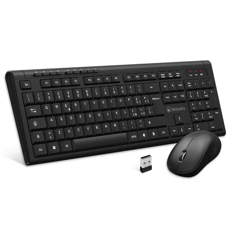 Atlantis P013-AX280G+M Wireless 3 Tastatur-Set