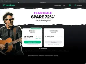 Yousician Premium mit 12 Monaten – Indien