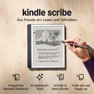 Amazon Kindle Scribe 64 GB in Anthrazit mit Premium-Eingabestift
