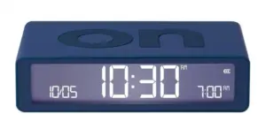 LEXON Digitalwecker Flip Classic Dunkelblau