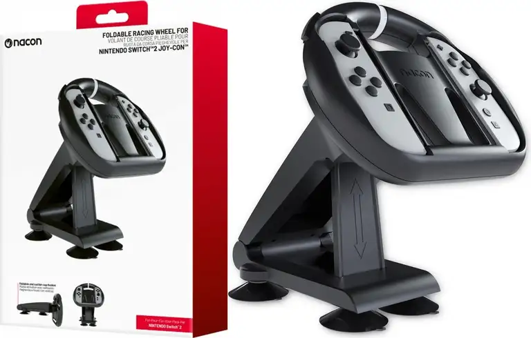 Nacon Foldable Racing Wheel für Nintendo Switch 2 – kabellos, faltbar