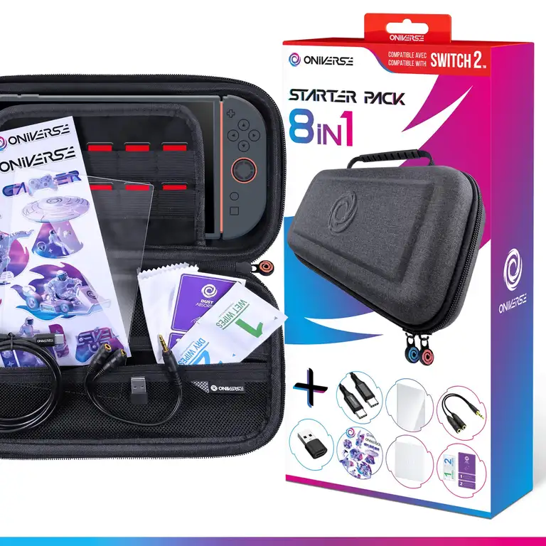Oniverse Switch 2 Starter-Kit 8-in-1 mit Tasche