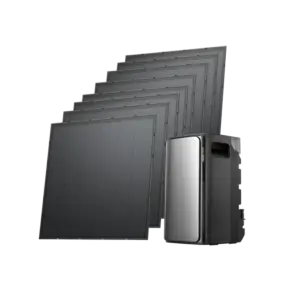Balkonkraftwerk EcoFlow STREAM Ultra mit 8x250W Panel und Speicher