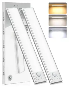 2x LED-Unterbauleuchte mit Bewegungsmelder